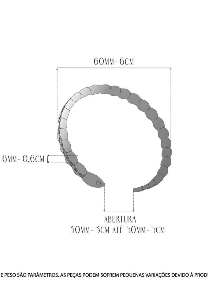 Bracelete Eva - Silver