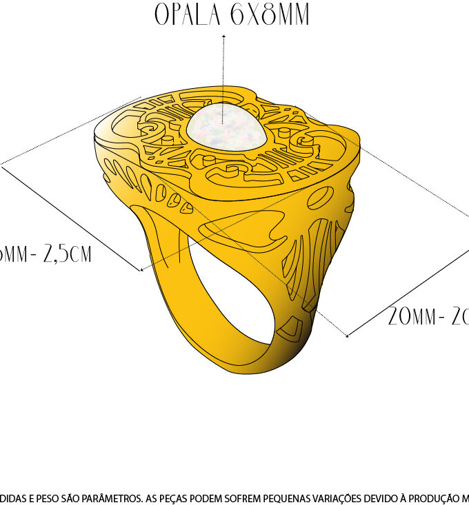 Anel Philippe- Vermeil