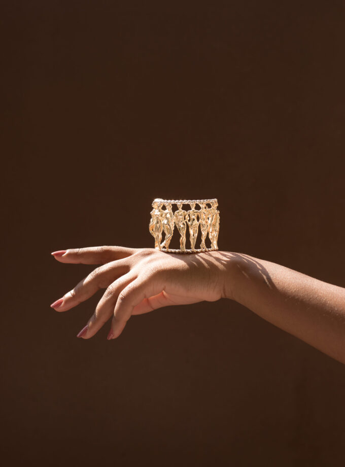 Bracelete Muse - Vermeil