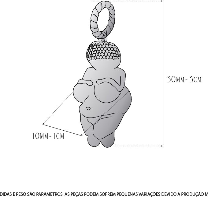Pingente Venus - Silver