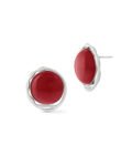 Brincos Torse Jade - Silver