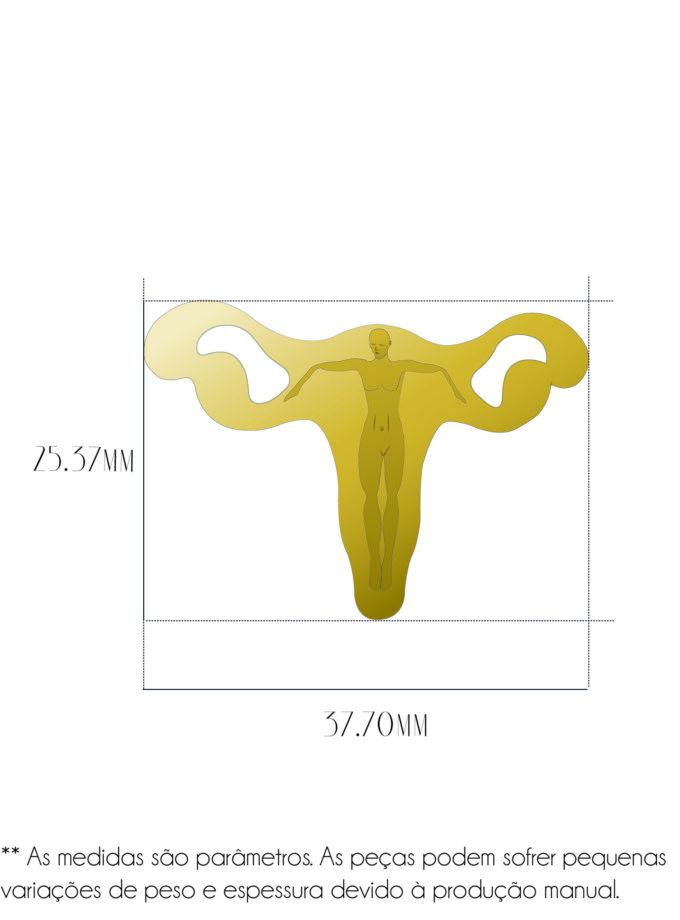 Pingente Sagrado Feminino - Vermeil