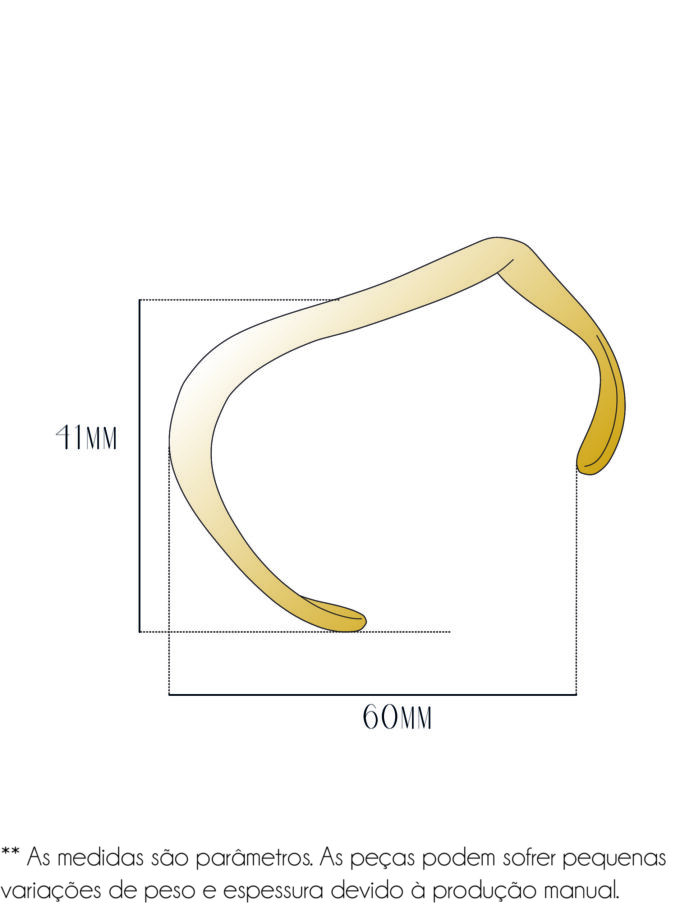 Bracelete Copacabana - Vermeil