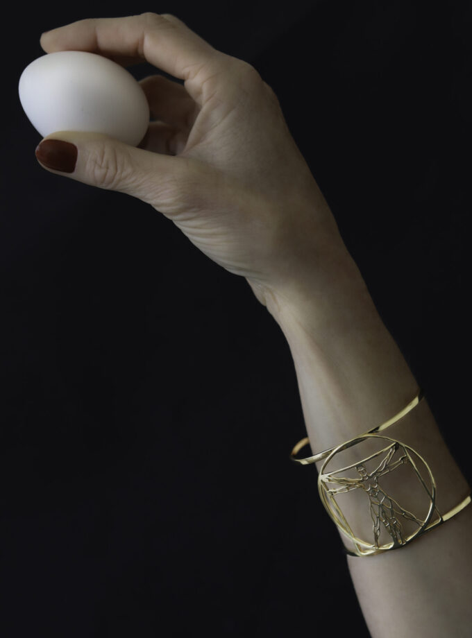 Bracelete Vitruvian - Vermeil