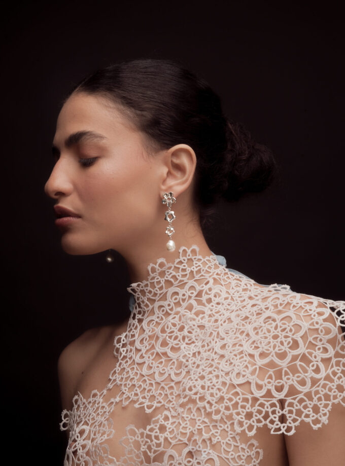 Brincos Clusia Grandes - Silver