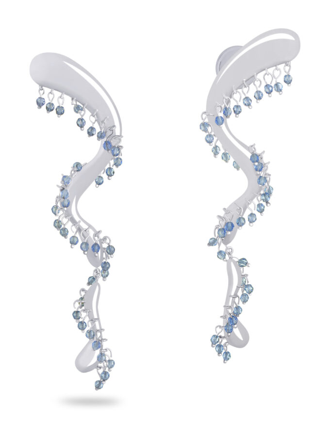 Brincos Uapes Grandes - Silver