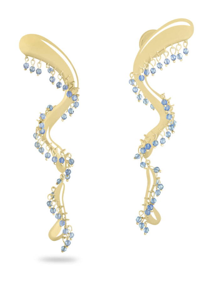 Brincos Uapes Grandes - Vermeil