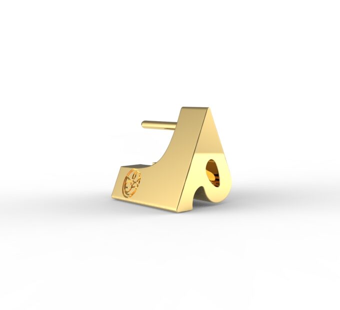 Brinco Alphabetos - Vermeil