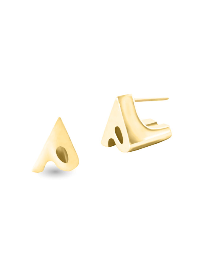 Brinco Alphabetos - Vermeil